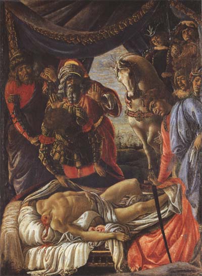 Sandro Botticelli Discovery of the Body of Holofernes